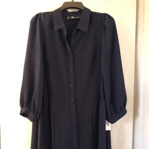 Be by Chetta B (NEW) Polished fit-and-flare Navy Business Attire